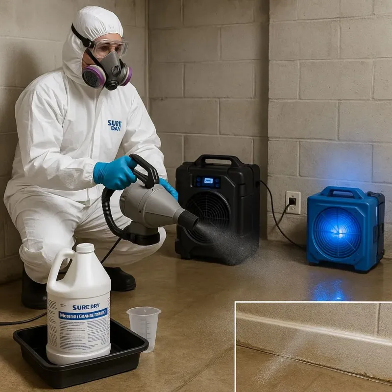 Sanitization and Odor Removal process in Parkside, PA
