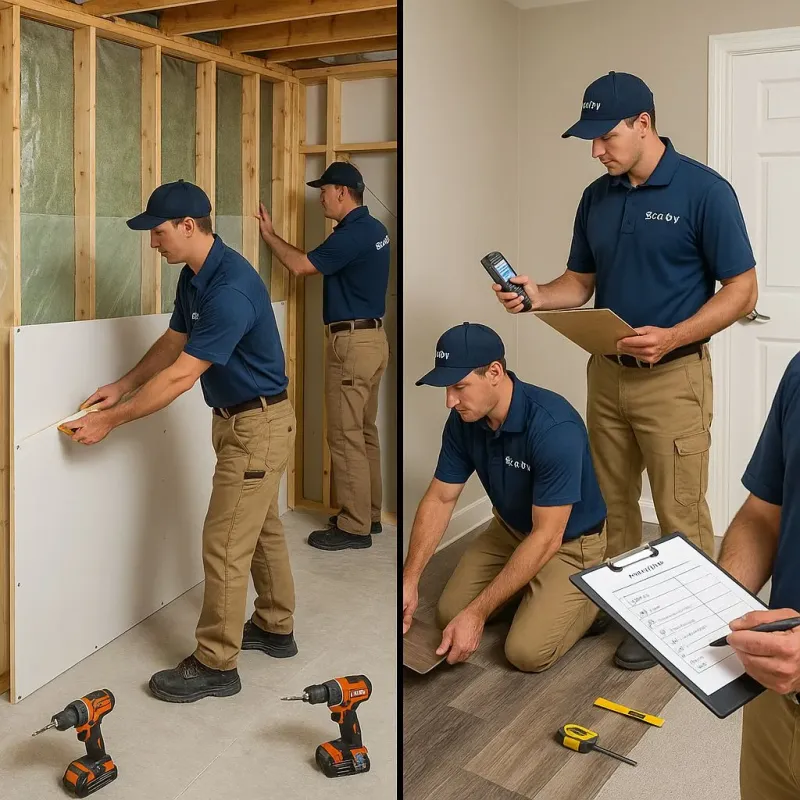 Repairs and Reconstruction process in Parkside, PA